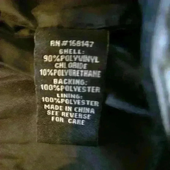 Outermix Women's Vegan Leather Jacket,Size L - Picture 5 of 5